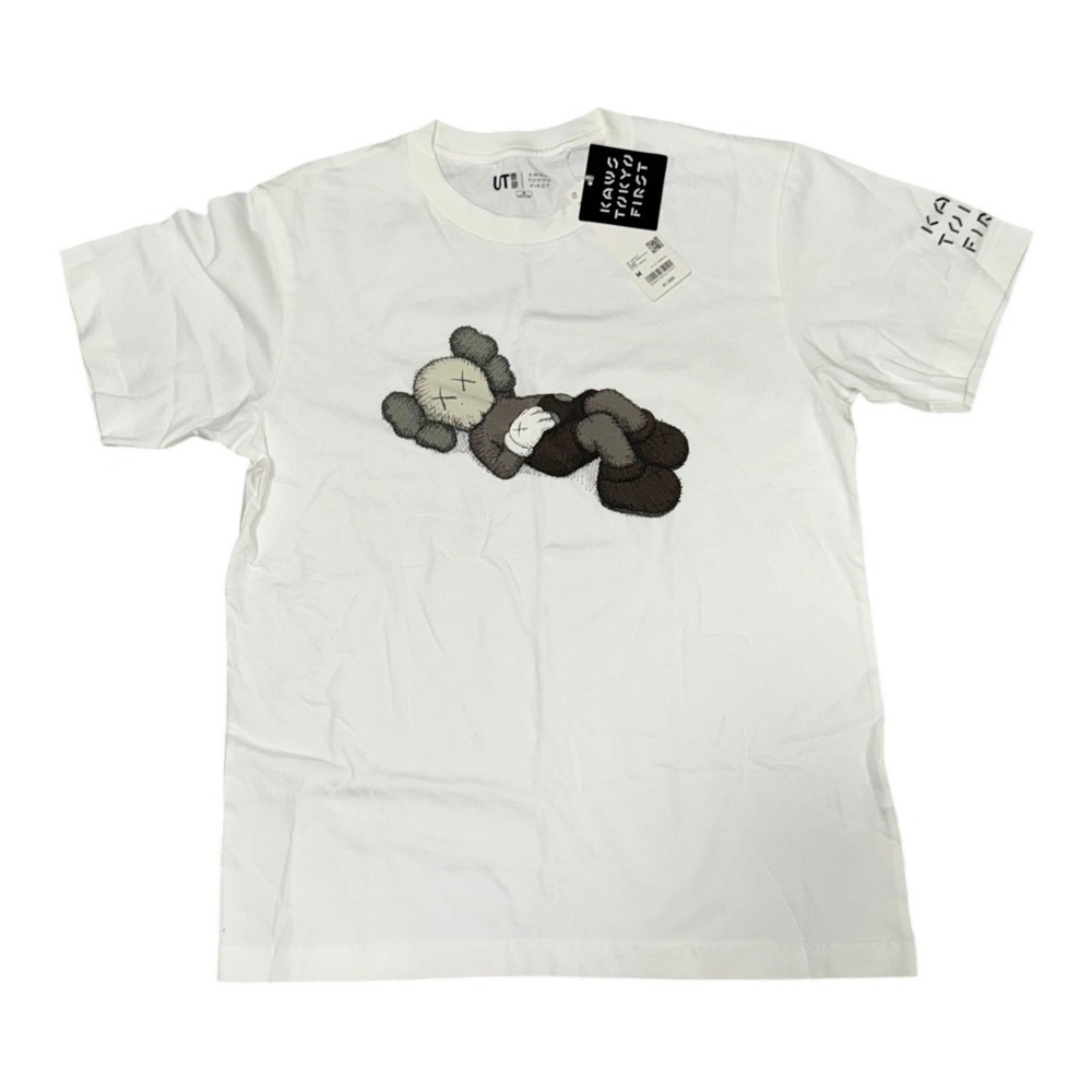 UNIQLO KAWS TOKYO FIRST Graphic T Shirt‎ White Mens Sz M Collectors